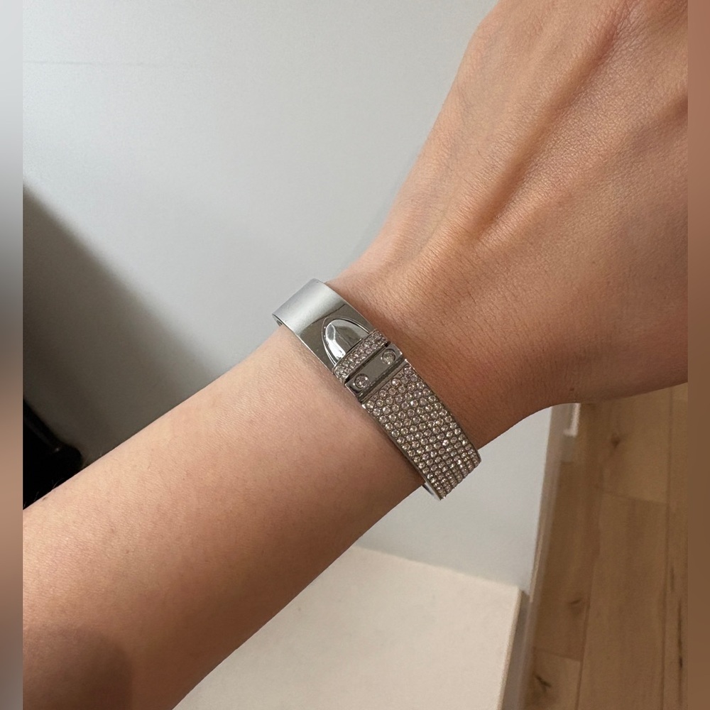Swarovski Silver Bracelet with Crystal Accents